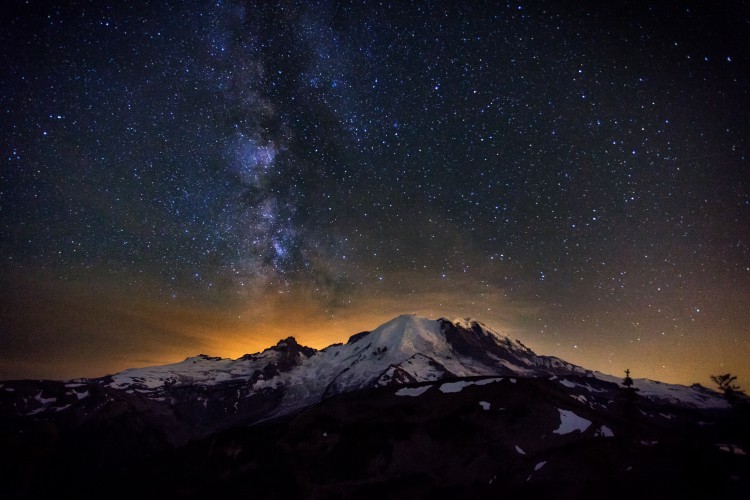 The-Milky-Way-over-Mt-Rainier-by-Michael-Matti