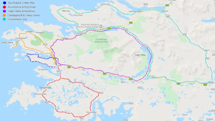 Карта Connemara Loop